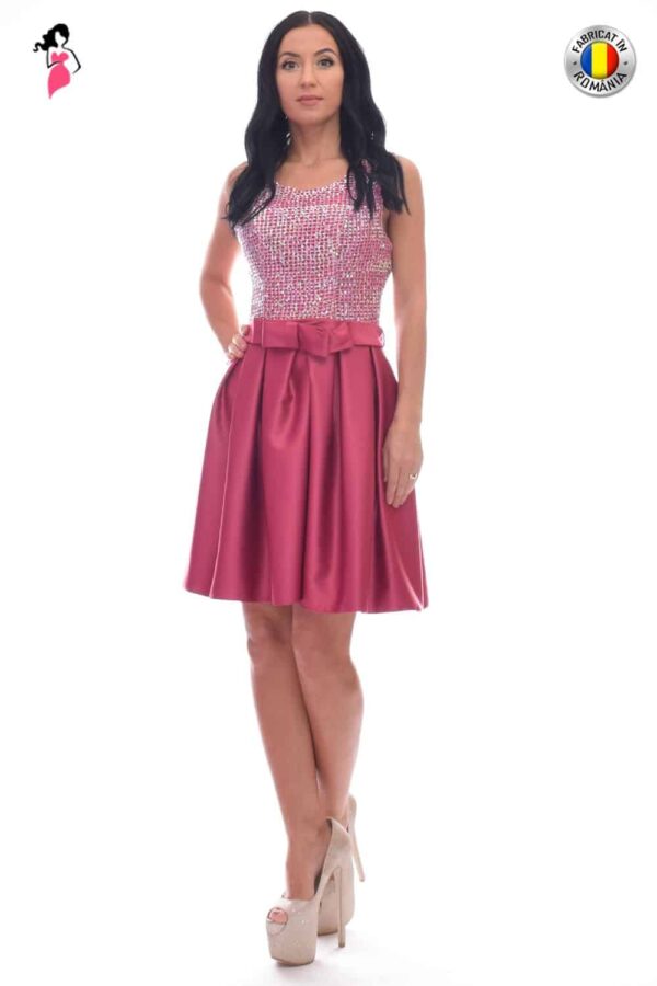 Rochie Per Donna de ocazie clos din tafta di paiete