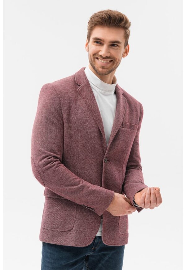 Sacou casual cu buzunare cu clapa