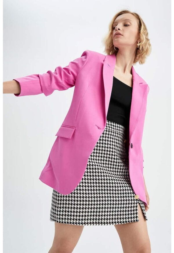 Sacou cu revere decupate