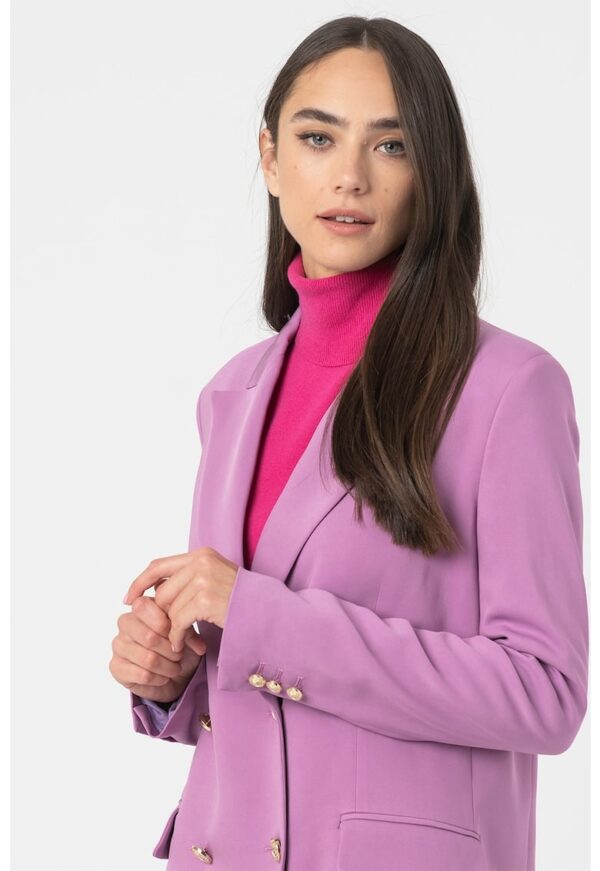 Sacou cu doua randuri de nasturi si revere ascutite Bavaria