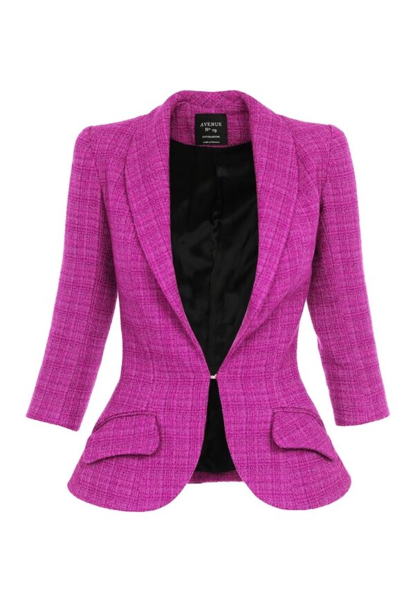 Sacou cambrat din amestec de bumbac