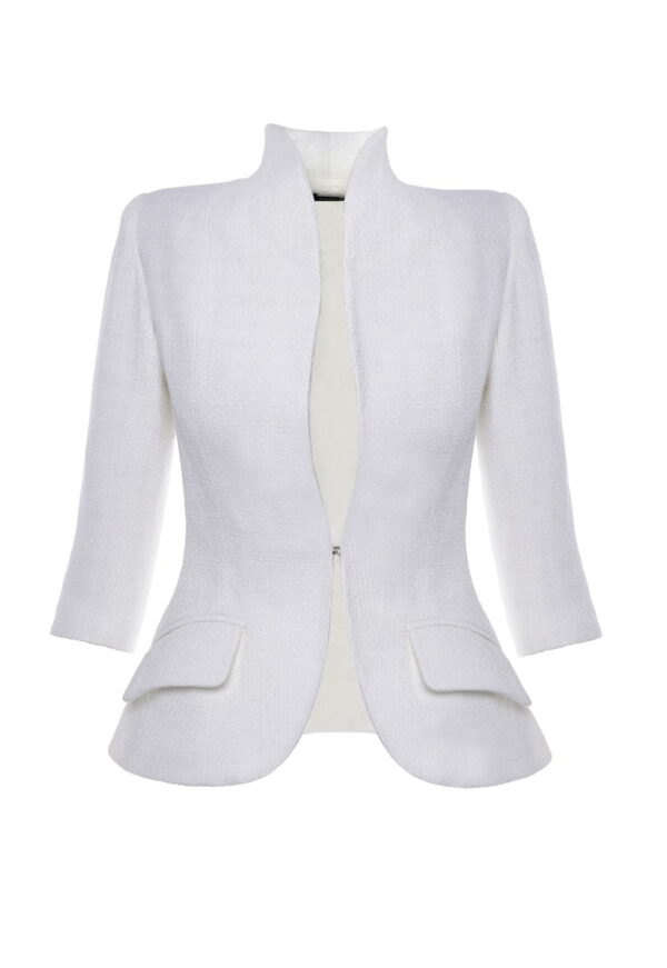 Sacou cambrat din amestec de bumbac