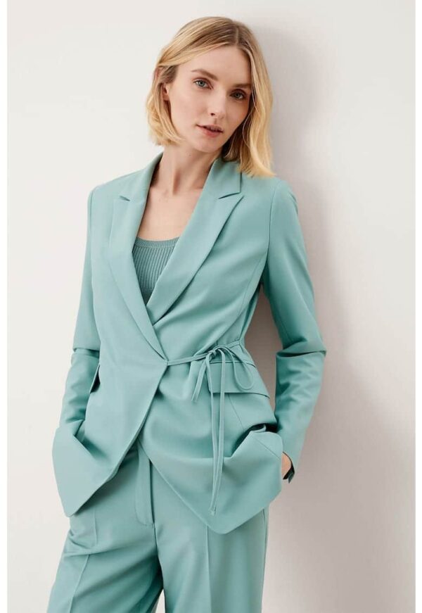 Sacou lung cu snururi