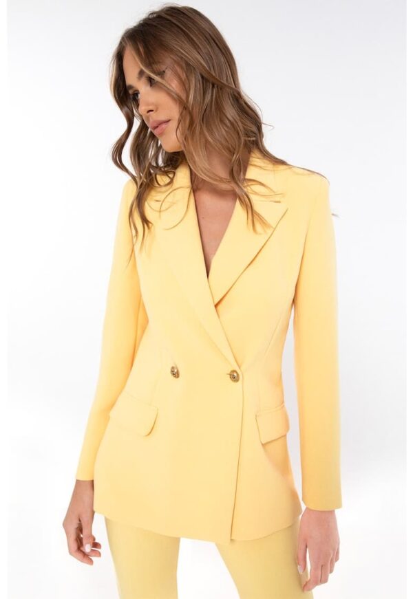 Sacou uni cu doua randuri de nasturi