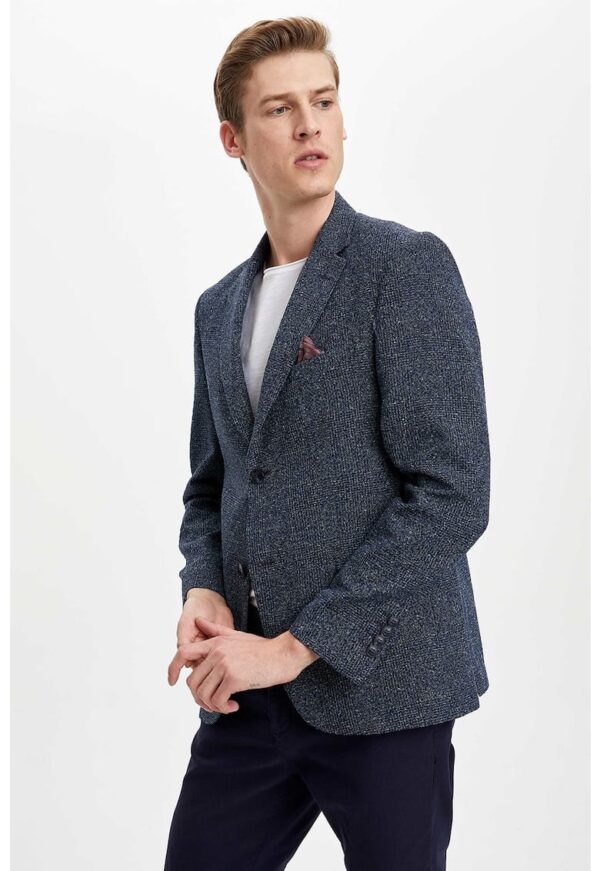 Sacou cu model cu carouri