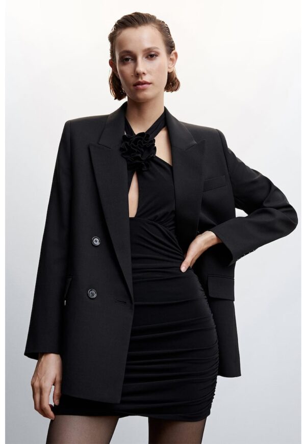 Sacou cu doua randuri de nasturi si buzunare decorative