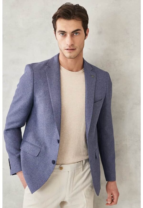 Sacou cu buzunar pe piept