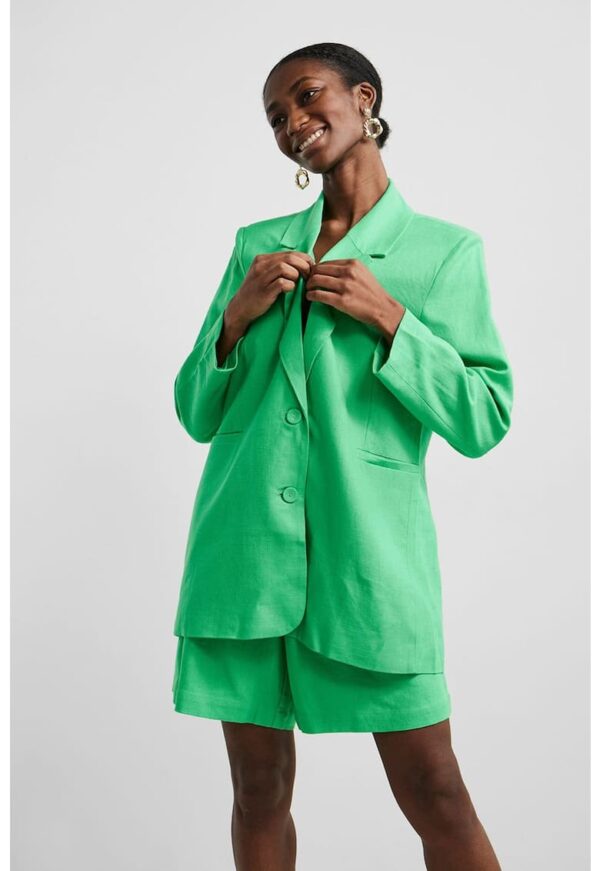 Sacou cu amestec de in cu revere decupate Isma