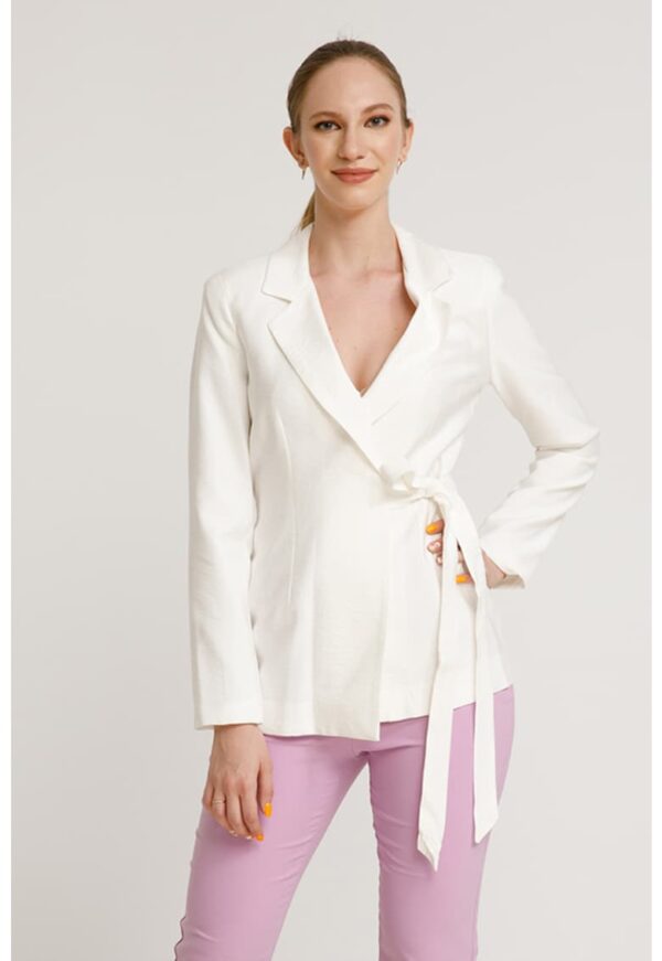 Sacou cu cordon in talie