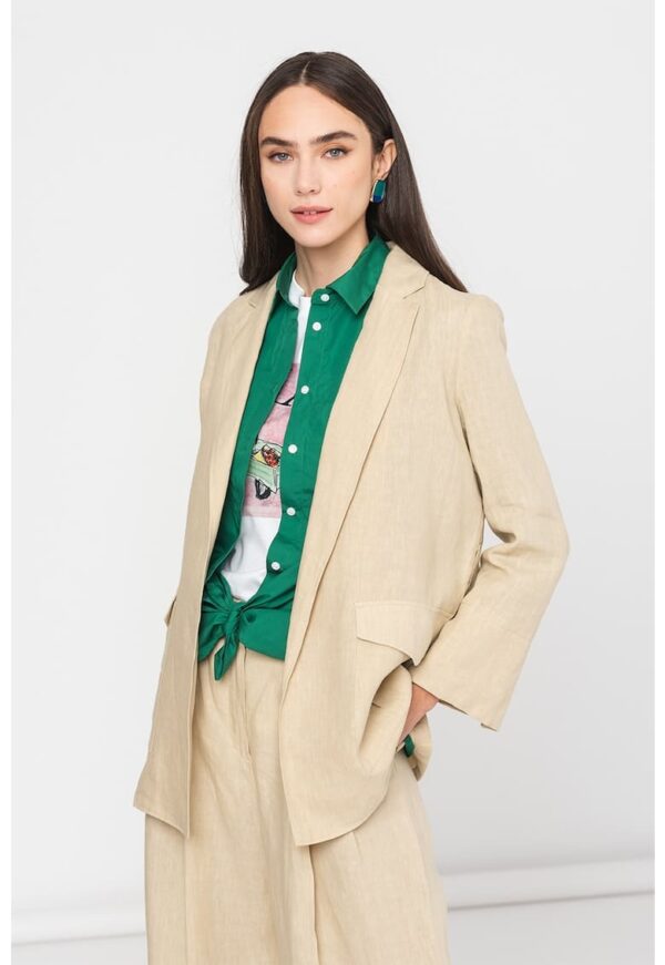 Sacou de in cu buzunare aplicate Sempre