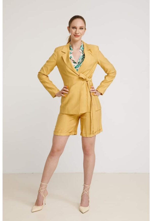 Sacou cu cordon in talie