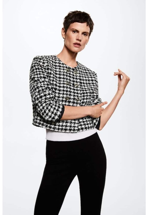 Sacou din tuid cu doua randuri de nasturi Veneto