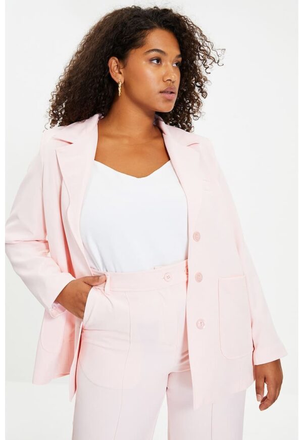 Sacou cu revere decupate