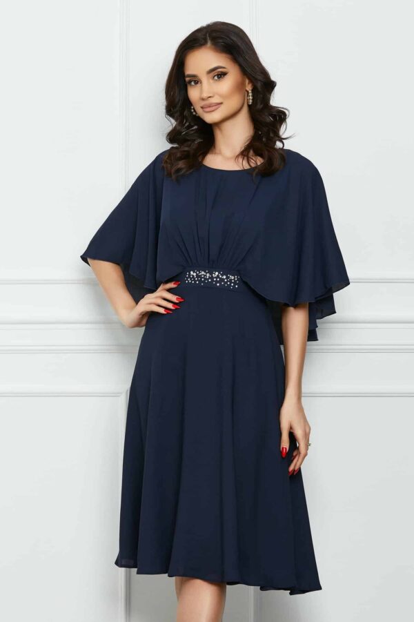 Rochie Alina maro cu animal print