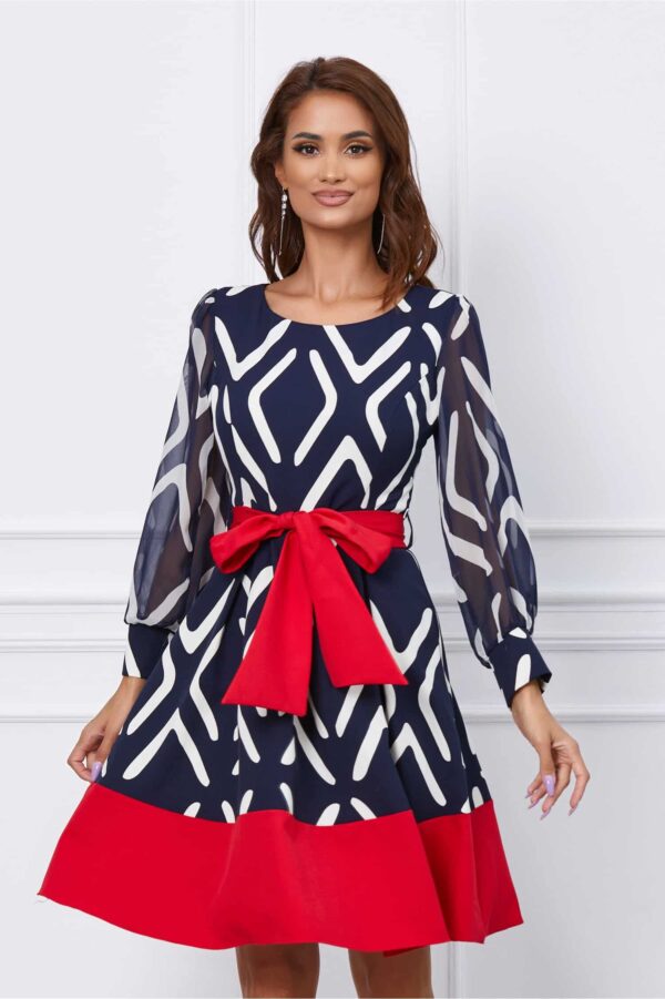 Rochie LaDonna lime scurta din satin cu un umar gol