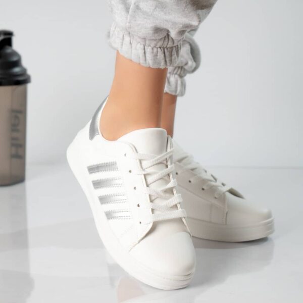 ADIDASI DAMA ALBI ARGINTIUII PIELE ECOLOGICA Rinad