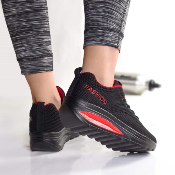 ADIDASI DAMA TEXTIL NEGRU ROSU Losin