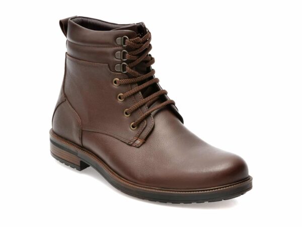Ghete OTTER maro, 2194, din piele naturala