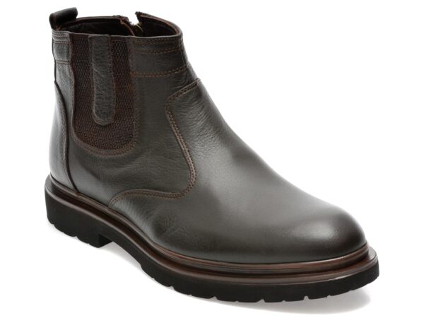 Ghete OTTER maro, 252111, din piele naturala