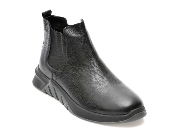 Ghete OTTER negre, 66187, din piele naturala