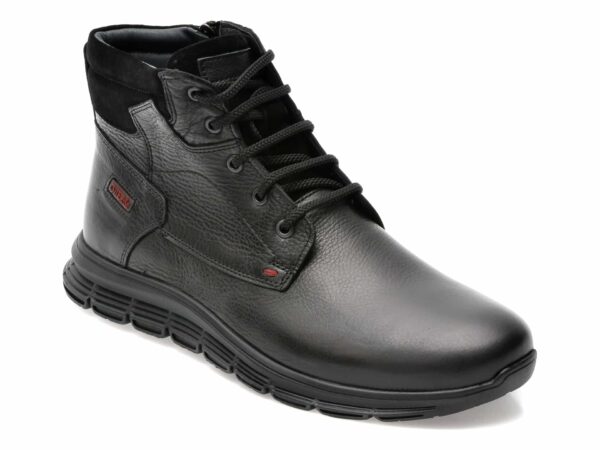 Ghete OTTER negre, BALI2, din piele naturala