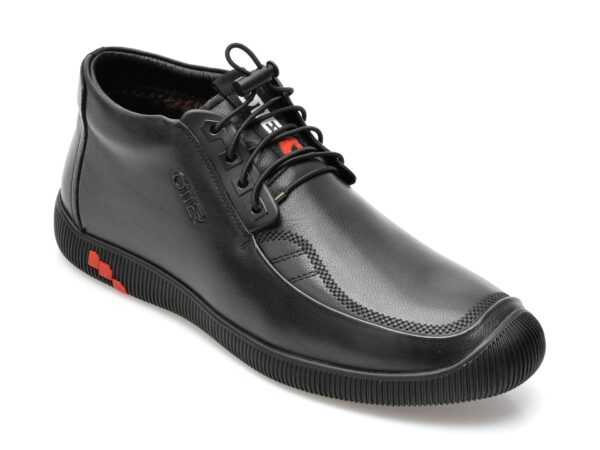 Ghete OTTER negre, M98081B, din piele naturala