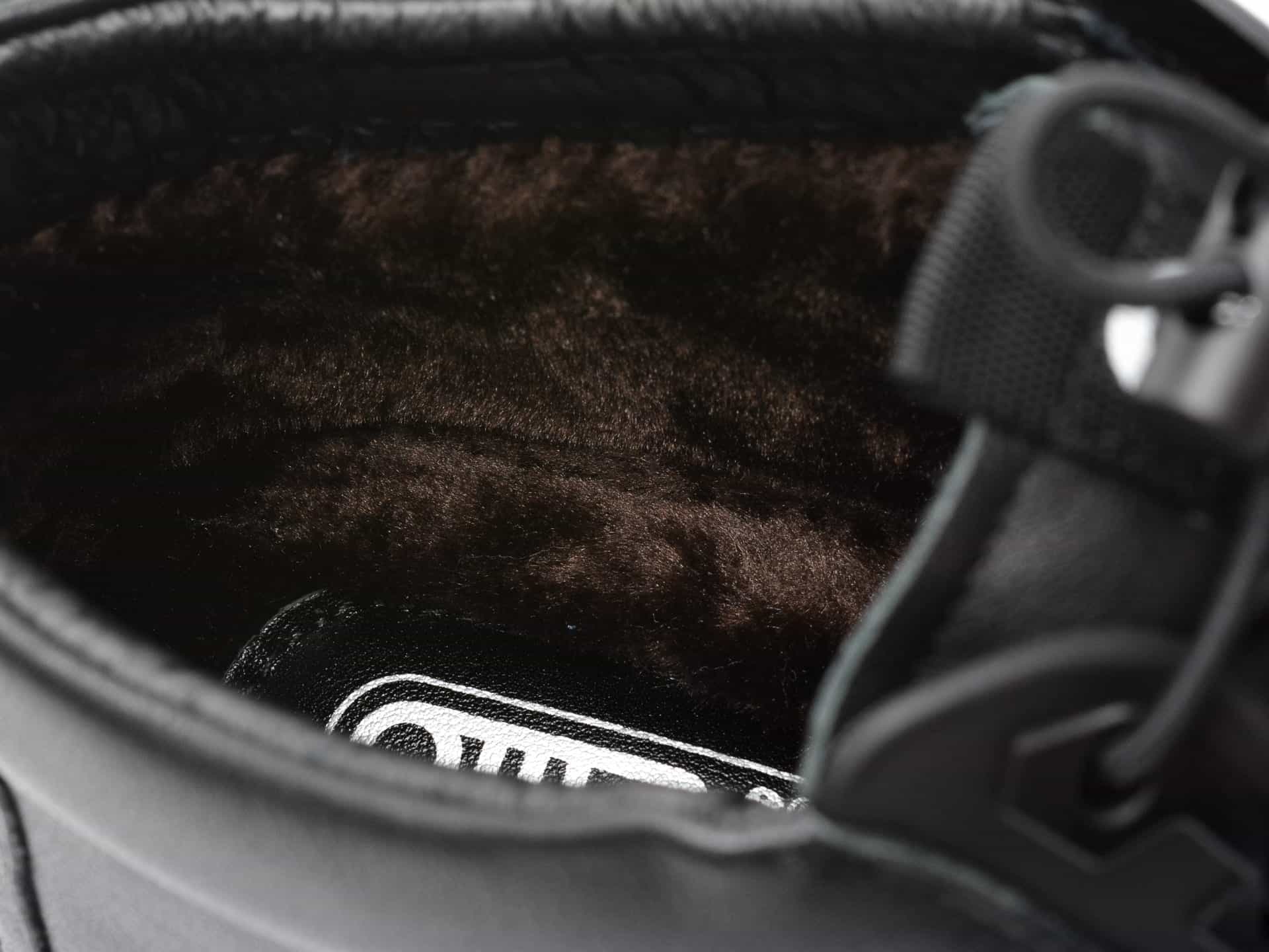 Ghete OTTER negre, M98081B, din piele naturala - imagine 4