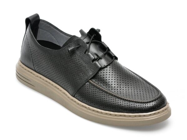 Mocasini BRAVELLI negri, 16205, din piele naturala