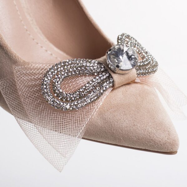 PANTOFI DAMA BEJ PIELE ECO INTOARSA Darin