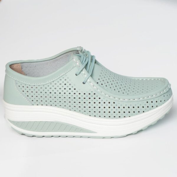 PANTOFI DAMA CASUAL ALBASTRI PIELE NATURALA Samra