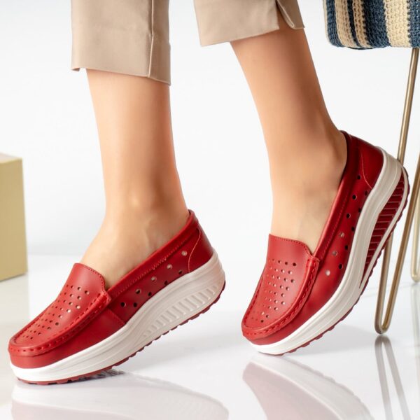 PANTOFI DAMA CASUAL ROSI PIELE NATURALA Perla