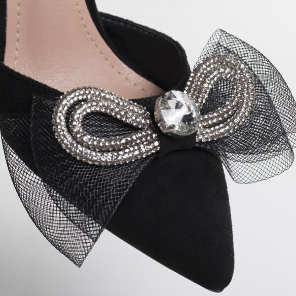 PANTOFI DAMA NEGRI PIELE ECO INTOARSA Madalina