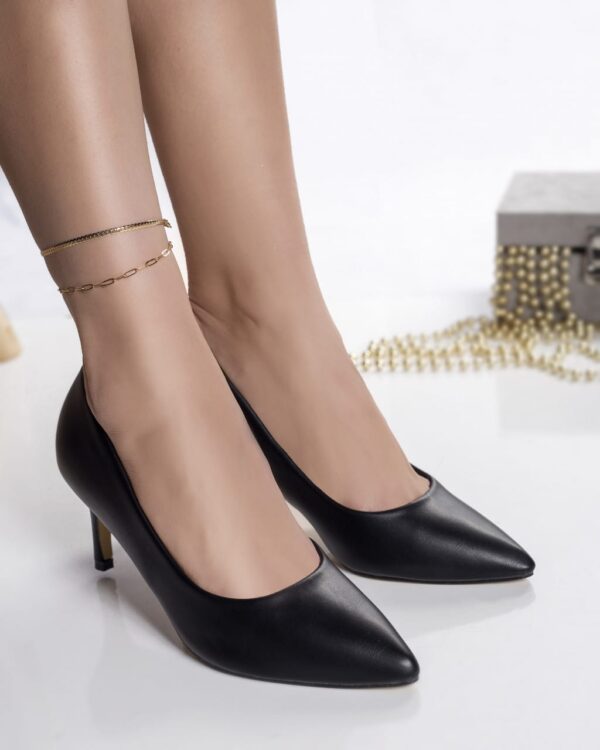 PANTOFI DAMA NEGRI PIELE ECOLOGICA Dania