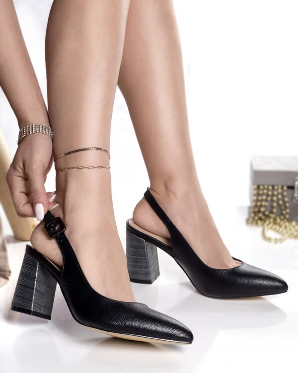 PANTOFI DAMA NEGRI PIELE ECOLOGICA Roslin