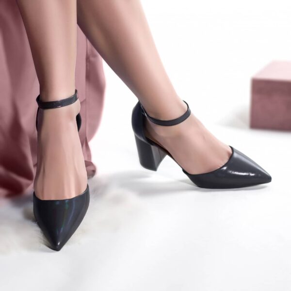 PANTOFI DAMA PIELE ECO SCLIPICIOAS NEGRU Sonea