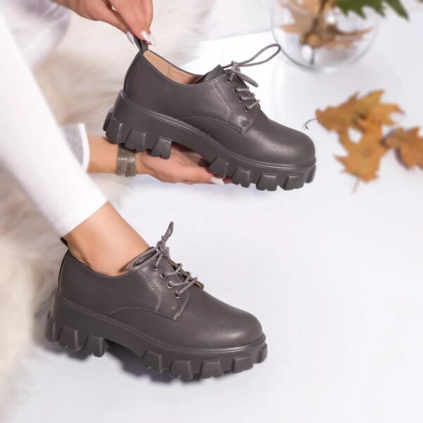 PANTOFI DAMA PIELE ECOLOGICA Anastasie GRI