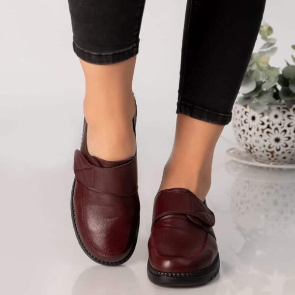 PANTOFI DAMA ROSII PIELE ECOLOGICA AGABIA