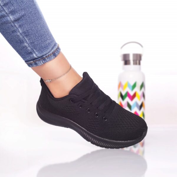 PANTOFI SPORT Cezara TEXTIL NEGRU