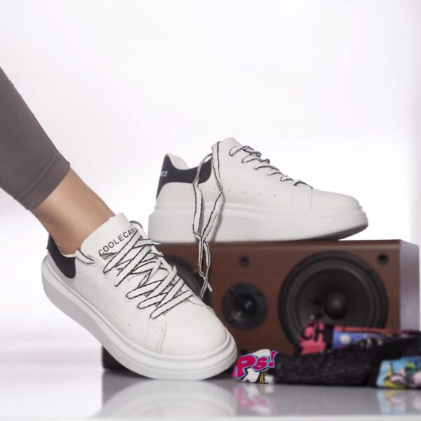 PANTOFI SPORT Fahima PIELE ECOLOGICA NEGRU