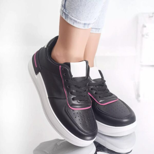 PANTOFI SPORT IRIS NEGRU PIELE ECOLOGICA