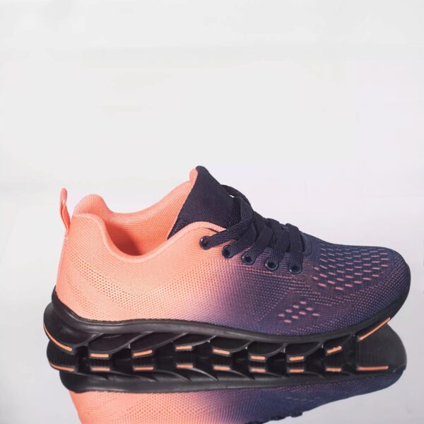 PANTOFI SPORT KACIE ALBASTRU-CORAL TEXTIL