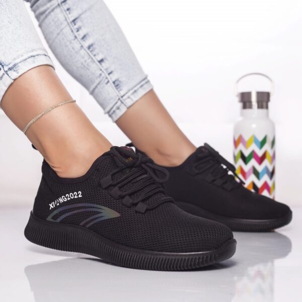 PANTOFI SPORT Lolita TEXTIL NEGRU