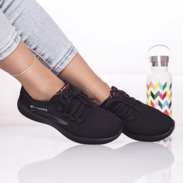 PANTOFI SPORT Lolita TEXTIL NEGRU