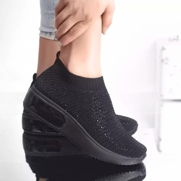 PANTOFI SPORT MARGIE NEGRU TEXTIL