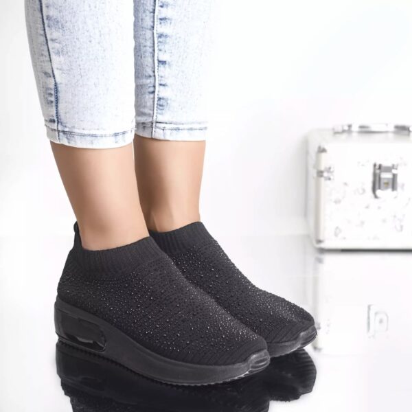 PANTOFI SPORT MARGIE NEGRU TEXTIL
