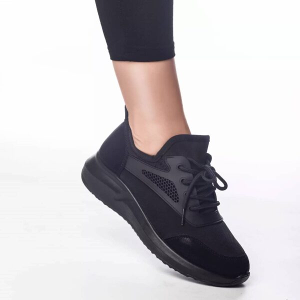 PANTOFI SPORT MOLLY NEGRU TEXTIL