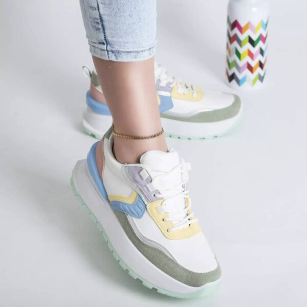 PANTOFI SPORT MURPHY GREEN PIELE ECOLOGICA