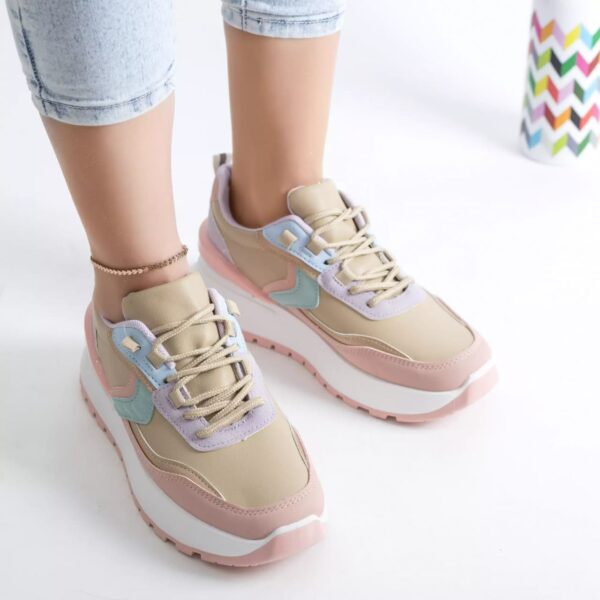 PANTOFI SPORT MURPHY ROZ PIELE ECOLOGICA