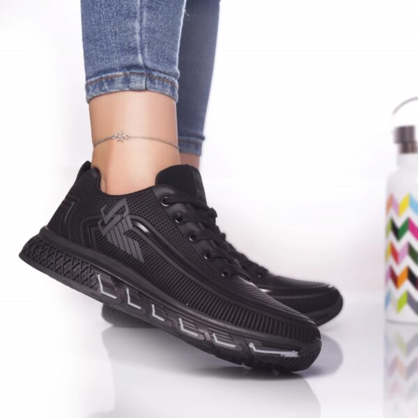 PANTOFI SPORT Narena TEXTIL NEGRU
