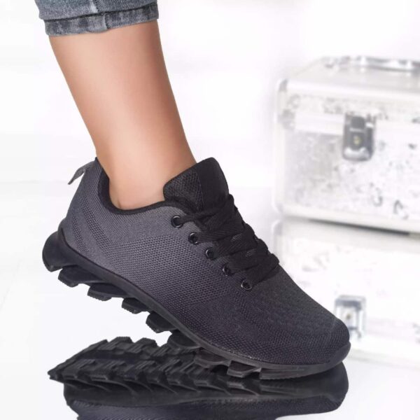 PANTOFI SPORT NIEVE NEGRU TEXTIL